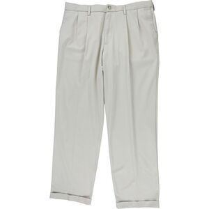 Dockers Mens Plus Size Button Front Straight Leg Relaxed Khakis Casual Pants,...